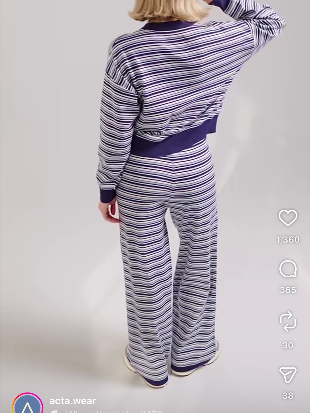 Acta Striped Matching Set - Picture 4 of 7